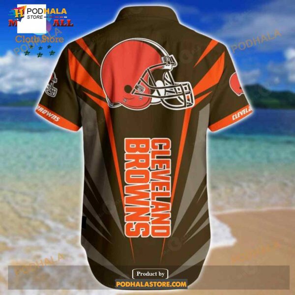 NFL Cleveland Browns Funny 3D NFL Hawaiian Shirt Cool Like