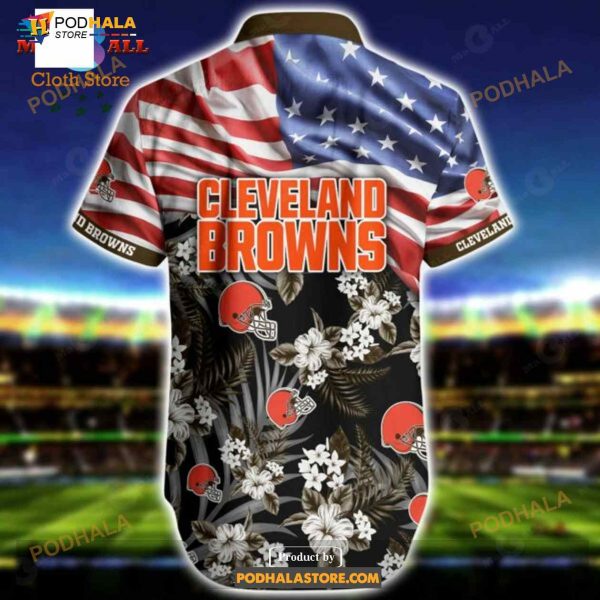 NFL Cleveland Browns Funny 3D NFL Hawaiian Shirt For Fan