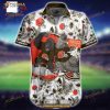 NFL Cleveland Browns Funny 3D NFL Hawaiian Shirt Kingkong Godzilla