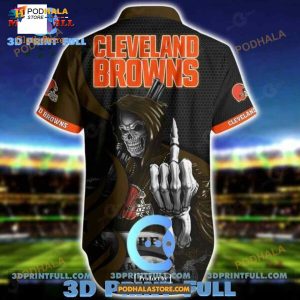 NFL Cleveland Browns Funny 3D NFL Hawaiian Shirt Summer All over print