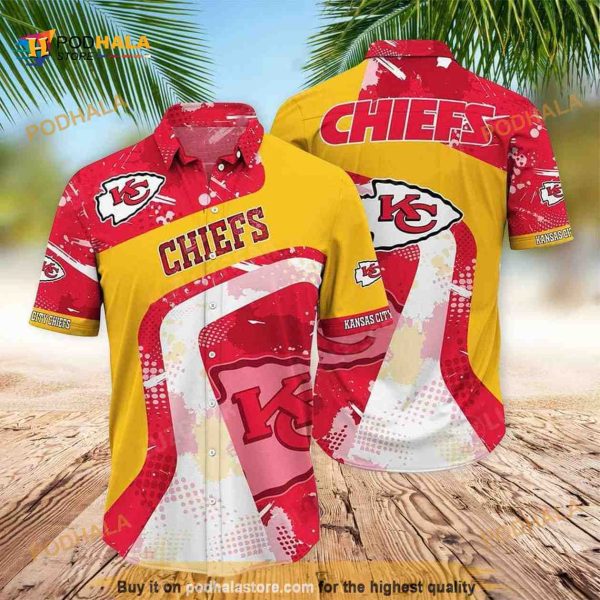 NFL Kansas City Chiefs Hawaiian Shirt Gift For Beach Trip