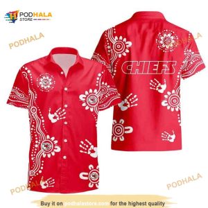 NFL Kansas City Chiefs Hawaiian Shirt Red Aloha Beach Lovers Gift