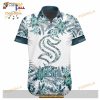 NHL Seattle Kraken Flowers Trending Style Special Design Button Funny Hawaiian Shirt