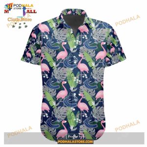 NHL Vancouver Canucks Crane Bird Special Design Button Funny Hawaiian Shirt