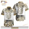 NHL Vegas Golden Knights Flowers Trending Style Special Design Button Funny Hawaiian Shirt