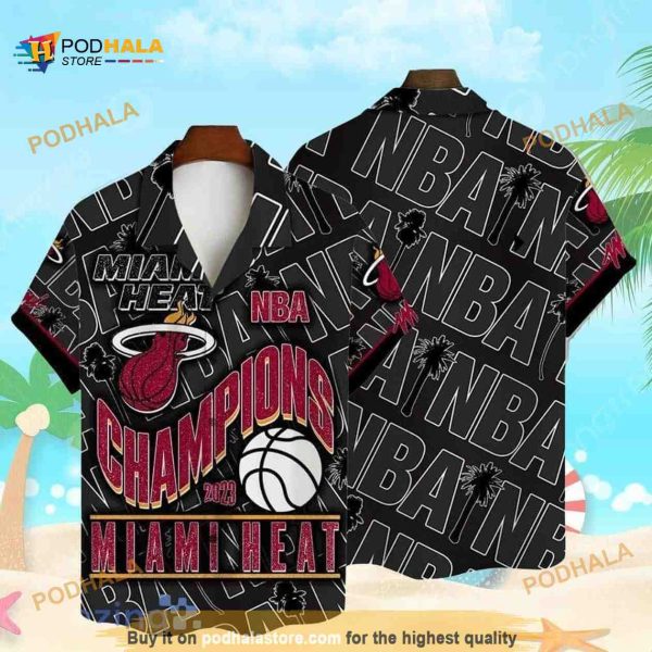 National Basketball Association Miami Heats Funny Hawaiian Shirt Gift For Beach Lovers