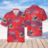 Natural Light Beer Funny Hawaiian Shirt Palm Leaves Pattern Beach Lovers Gift