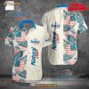 Natural Light Tropical US Flag Funny Hawaiian Shirt