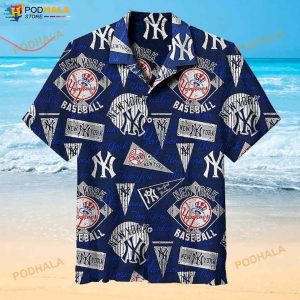 New York Yankees Baseball 3D Funny Hawaiian Shirt