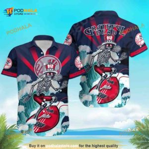 New York Yankees Grateful Dead MLB Hawaiian Shirt