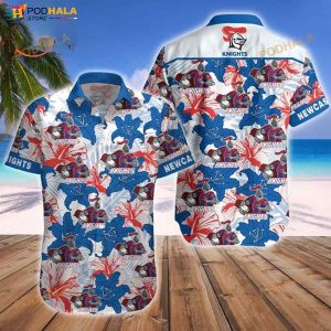 Newcastle Knights Mascot 3D Funny Hawaiian Shirt