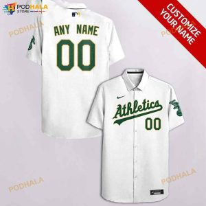 Oakland Athletics Customized 3D Funny Hawaiian Shirt