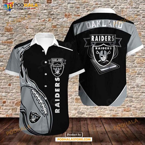 Oakland Raiders Trending Model 3 Hawaiian Shirt