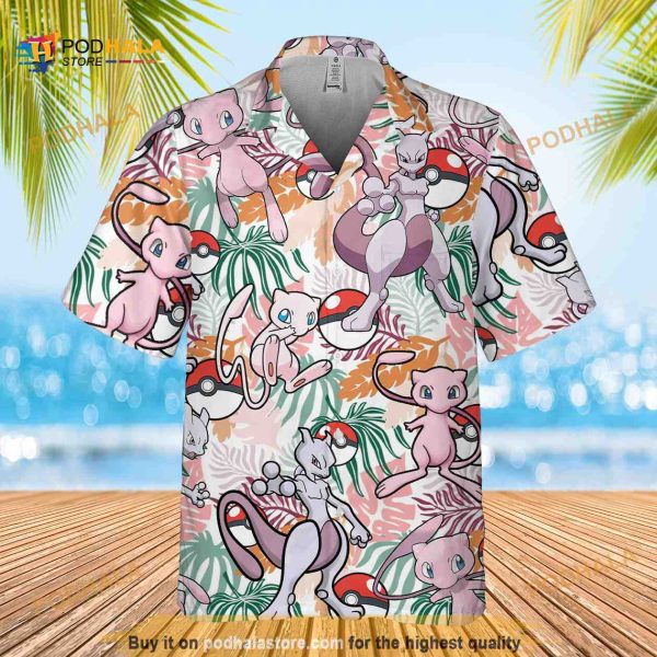 PKM Mew Hawaii Shirt