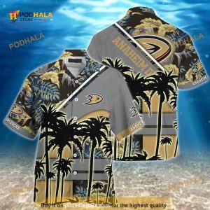 Palm Island Anaheim Ducks Funny Hawaiian Shirt