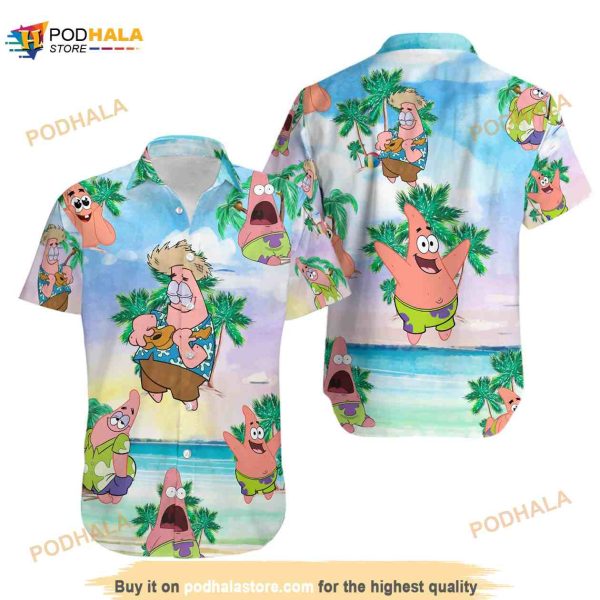 Patrick Star Hawaiian Aloha Funny Hawaiian Shirt