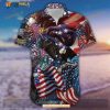 Patriot 4th Of July American Flag Eagle Independence Day Funny Hawaiian Shirt