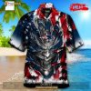 Personalized NFL New England Patriots US Flag Demon Face Funny 3D NFL Hawaiian Shirt