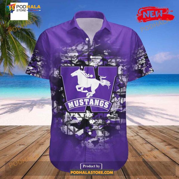 Personalized Western Ontario Mustangs NCAA Camouflage Vintage Funny Hawaiian Shirt