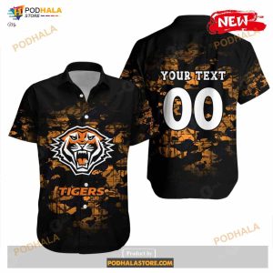 Personalized Wests Tigers NCAA Camouflage Vintage