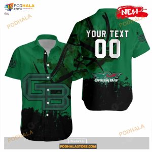 Personalized Wisconsin Green Bay Phoenix NCAA Basketball Net Grunge Pattern Funny Hawaiian Shirt