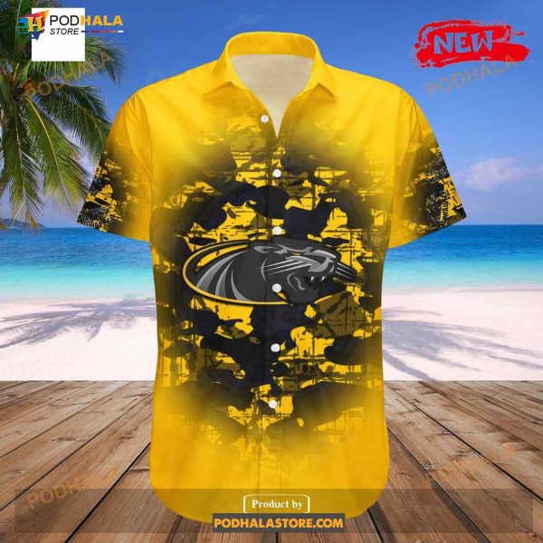 Personalized Wisconsin Milwaukee Panthers NCAA Camouflage Vintage Funny Hawaiian Shirt