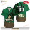 Personalized Wright State Raiders NCAA Basketball Net Grunge Pattern Funny Hawaiian Shirt