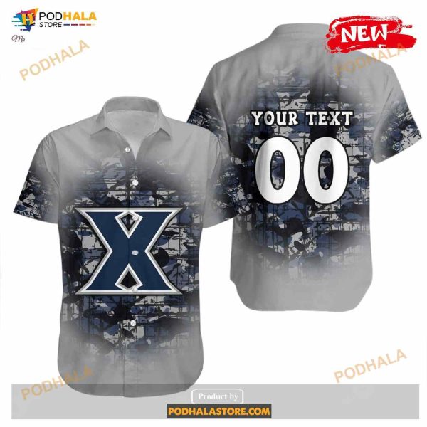 Personalized Xavier Musketeers NCAA Camouflage Vintage Funny Hawaiian Shirt