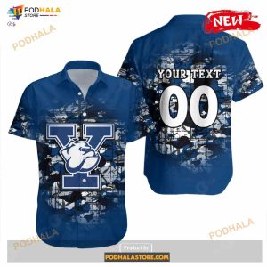 Personalized Yale Bulldogs NCAA Camouflage Vintage Funny Hawaiian Shirt