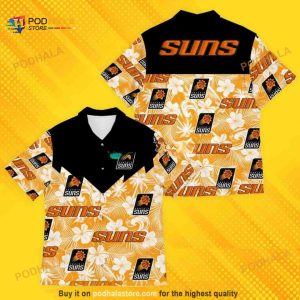 Phoenix Suns NBA Hawaiian Shirt Hibiscus Flower For Beach Lovers