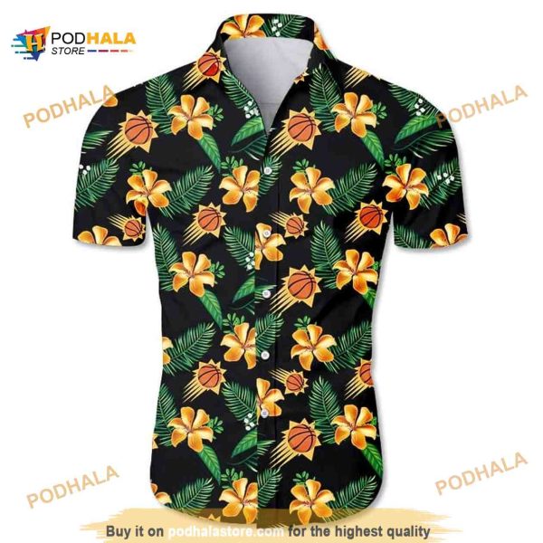 Phoenix Suns NBA Hawaiian Shirt Tropical Flora Gift For Beach Lovers