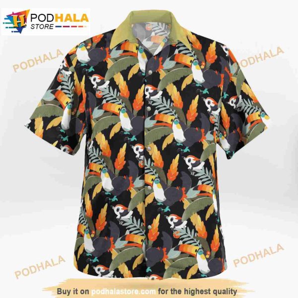 Pikipek On Summer Day Beach Pokemon 3D Funny Hawaiian Shirt