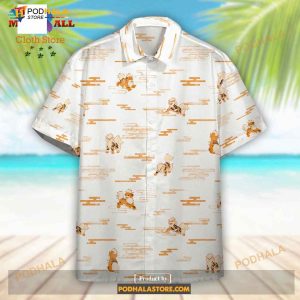 Pokemon Arcanine Evolution White Pokemon Funny Hawaiian Shirt