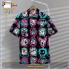 Pokemon Ghost Pokemons Glowing Light Black Pink Funny Hawaiian Shirt