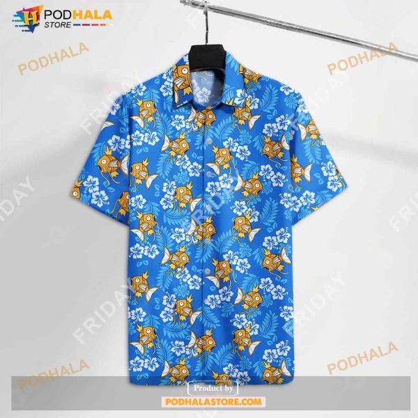 Pokemon Magikarp S Pokemon Aloha 2023 Funny Hawaiian Shirt