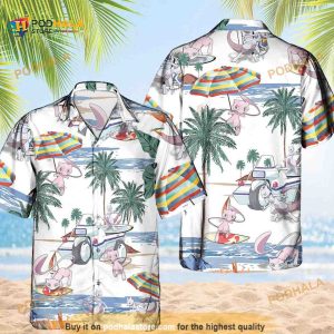 Pokemon Mewtwo Pattern Hawaiian Shirt