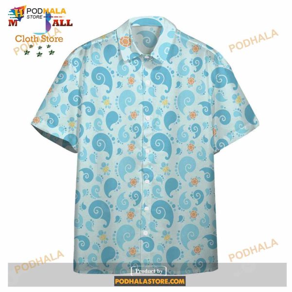 Pokemon Squirtle Pattern Cute Blue Pokemon Funny Hawaiian Shirt