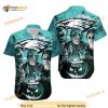 Pumpkin Freddy Jason Michael Myers Loves Philadelphia Eagles Funny Hawaiian Shirt