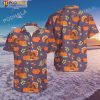 Pumpkin Turkey Thanksgiving Orange Purple Hawaiian Shirt