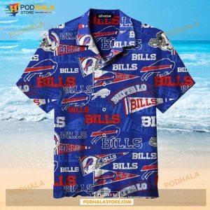 Retro Buffalo Bills Baseball Hawaiian Shirt All Over Print Model 15