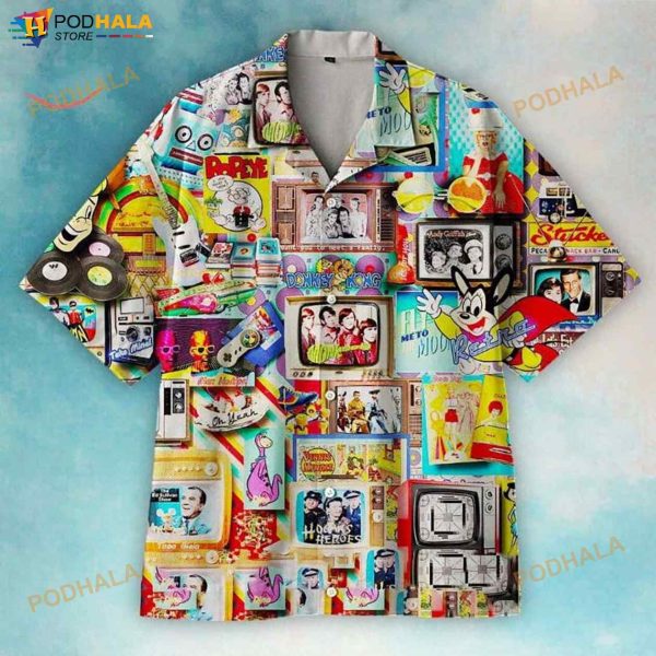 Retro Fabulous 3D Funny Hawaiian Shirt