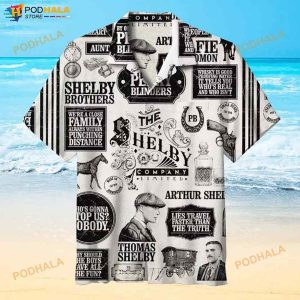 Retro Peaky Blinders 3D Funny Hawaiian Shirt