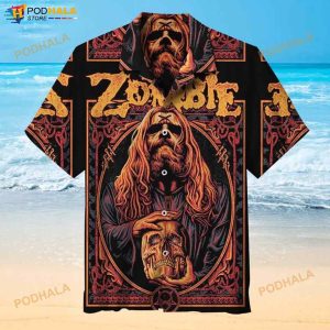 Rob Zombie 3D Funny Hawaiian Shirt