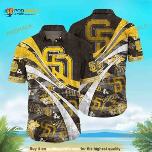 San Diego Padres Funny Hawaiian Shirt Baseball Gift For Beach Trip