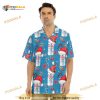 Santa Hats Coors Light Funny Hawaiian Shirt Christmas Candy Gift For Beer Lovers