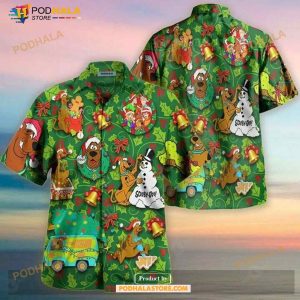 Scooby-Doo Christmas Celebration Funny Hawaiian Shirt