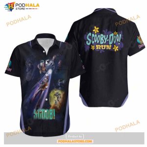 Scooby-Doo Scoob Ghosts Black Funny Hawaiian Shirt