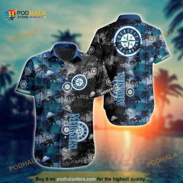 Seattle Mariners MLB Hawaiian Shirt Island Pattern All Over Print