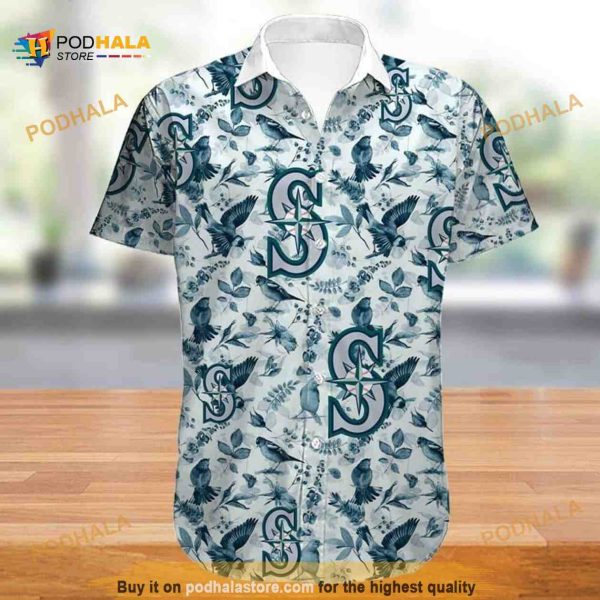 Seattle Mariners MLB Hawaiian Shirt Tropical Bird Pattern Beach Gift For Baseball Players