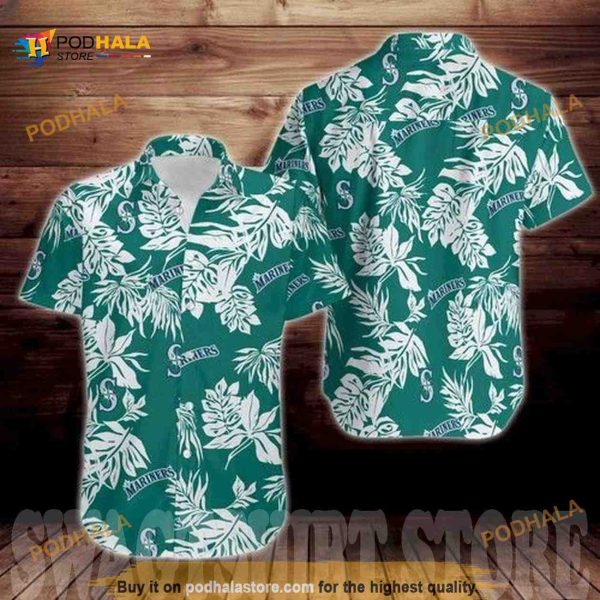 Seattle Mariners MLB Hawaiian Shirt Tropical Leaf Beach Gift For Friend